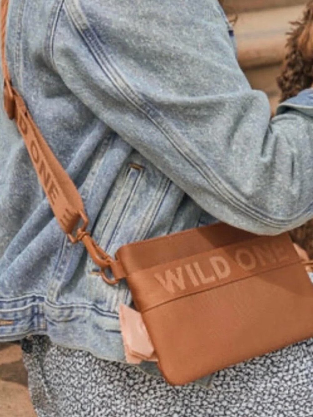 Wild One Recycled Knit Treat Pouch Cocoa Colored Fannypack or Crossbody Bag